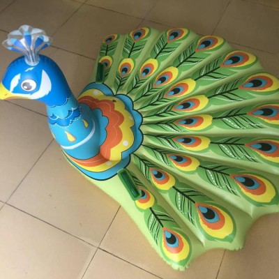 Christmas gifts beach and pool party toys swimming pool ride-on float water play equipment inflatable animal raft for adults