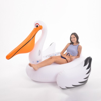 Factory wholesale hot summer holiday adults beach toy eco-friendly PVC top quality custom animal swimming pool ride-on float